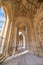 Ancient portico of cathedral in Oviedo city