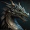 ancient and powerful dragon, fantasy art, AI generation