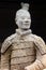 Ancient and proudly terracotta warrior (Unesco) in close up, Xian, China