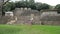 Ancient pyramids in Bonampak, Mexico