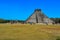 Ancient pyramids of the Mayan culture of Chichen Itza Mexico