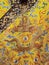 Ancient Qing Antique Qianlong Emperor Silk Dragon Robe Embroidered Polychrome Clouds Bats Pattern Wardrobe Fabric Clothes