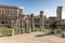 Ancient remains at Trajan`s Market, Rome, Italy, Europe