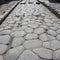 Ancient road with original ruts in the stone, Pompeii