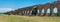 Ancient Roman Aqueducts Panorama in Rome