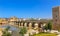 Ancient Roman Bridge Entrance River Guadalquivir Cordoba Spain