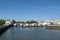 The ancient Roman bridge in the Portuguese town of Tavira.