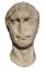 Ancient Roman bust of Trajan Emperor