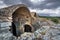 Ancient, Roman cistern in Aptera, Chania in Crete island.