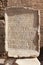 Ancient roman epigraph