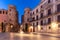 Ancient Roman Gate in morning, Barcelona, Spain