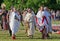 Ancient Roman Magistrates at the Historical Reenactment in Aquileia