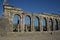 The ancient Roman ruins of Volubilis in Morocco
