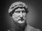 Ancient roman sculpture of the emperor Hadrian