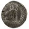 Ancient Roman silver denarius coin of Emperor Septimius Severus. Reverse.