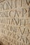 Ancient Roman Writing on Tablet