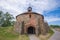 The ancient round tower of Lars Torstensson in the Korela fortress