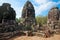 Ancient ruin of the Bayon temple, Angkor Wat Cambodia