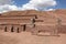 The ancient ruines of Tiwanaku