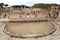 Ancient ruins of amphitheatre in Beit Shean National Park, Israel