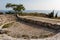 Ancient ruins around castle of Byblos