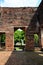 Ancient ruins buildings and antique architecture of King Narai Ratchaniwet Palace for thai people and foreign traveler journey