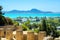 Ancient ruins of Carthage and seaside landscape. Tunis, Tunisia, Africa