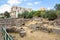 Ancient ruins and the Church of the Immaculate in Lipari