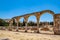 Ancient ruins in the city of Anjar, Lebanon