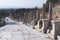 Ancient ruins in Ephesus Turkey - archeology background