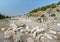 Ancient ruins in Ephesus Turkey. Landmark for tourism.