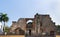 Ancient ruins of the first American hospital, San NicolÃ¡s de Bari in Santo Domingo,16th century. Arches, columns and walls