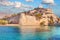 Ancient ruins of a fortified leper colony - Spinalonga Kalydon island