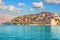 Ancient ruins of a fortified leper colony - Spinalonga Kalydon island