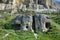 Ancient ruins in Kachi-Kalion, Crimea ,Bakhchisaray district
