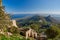 Ancient ruins and landscape in North Cyprus