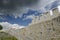 Ancient ruins of a medieval fortress close to the town of Shumen, Bulgaria