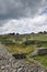 Ancient ruins of a medieval fortress close to the town of Shumen, Bulgaria