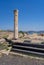 Ancient ruins of Nora on Sardinia in Italy