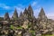 Ancient ruins of Prambanan Hindu temple. Java, Indonesia