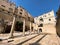 The ancient ruins of the Roman Cardo in Jerusalem, Israel