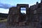 Ancient ruins of Saqsawayman fortress, in Cusco, Peru