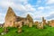 The ancient Ruins of St Nicholas` Church and Grave yard In Prestwick South Ayrshire Scotland