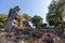 Ancient ruins at Termessos or Thermessos in the Taurus Mountains, Antalya province, Turkey. Termessos