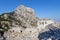 Ancient ruins at Termessos or Thermessos in the Taurus Mountains, Antalya province, Turkey. Termessos