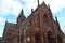 Ancient Saint Magnus cathedral in Kirkwall, Orkney archipelago, Scotland