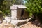 Ancient sarcophagi of the Northeastern Necropolis in the city of Termessos