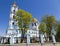 Ancient Savior Transfiguration Cathedral. City Sumy, Ukraine