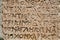 Ancient Script found on ruins at Konya, Turkey