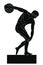 Ancient sculpture Discobolus